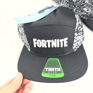 Fortnite Lot of (5) NWT Youth 5 Panel Camper Hats Snap Back